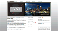 Desktop Screenshot of lynxinc.com