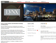 Tablet Screenshot of lynxinc.com